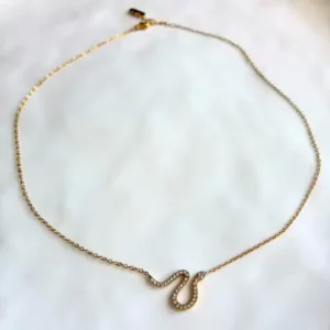 Chaine doré serpent